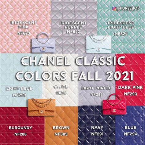 chanel stripe color|Chanel bag color chart.